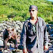 Timothy Treadwell with Predator