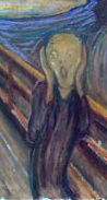 Detail from The Scream by Edvard Munch